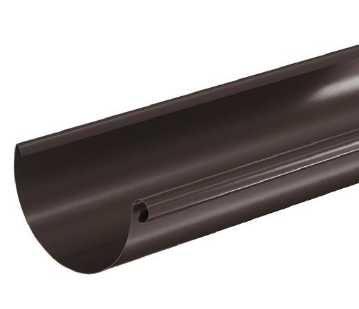 Водосток Aquasistem, система 150/100 - Водосточный желоб 3.00м RR 32 Тёмно Коричневый купить в Минеральных Водах