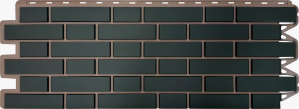 Фасадная панель Альта-Профиль, Кирпич Клинкерный, Графит купить в Минеральных Водах
