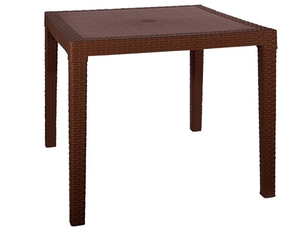 Стол квадратный FIJI Quatro Table Коричневый купить в Минеральных Водах