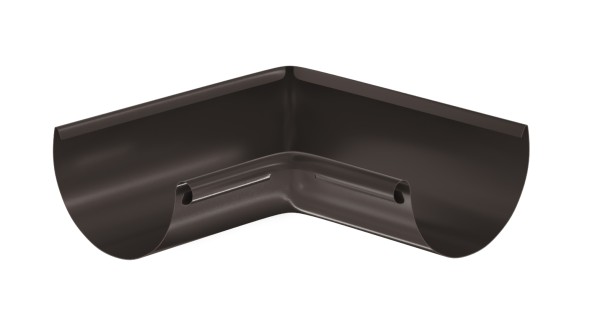 Водосток Aquasistem, система 125x90 - Угол желоба, внутренний 90° RR 32 Тёмно-Коричневый купить в Минеральных Водах