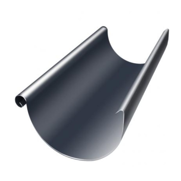 Водосток Grand Line 125x90 – Желоб 3м RAL 7024 купить в Минеральных Водах