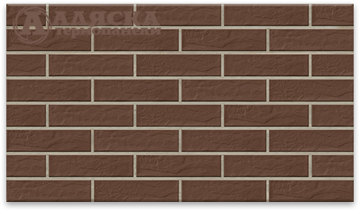 Фасадные Термопанели Аляска Braun Rustic купить в Минеральных Водах