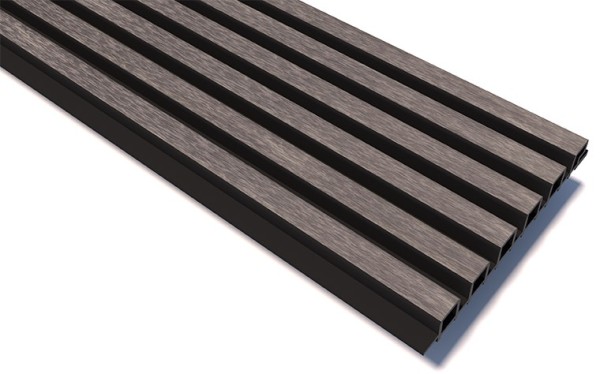 Реечные панели WOODVEX Lines Ultra Smoke gray купить в Минеральных Водах