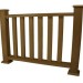 Ограждения из ДПК WOODVEX Кофе купить в Минеральных Водах