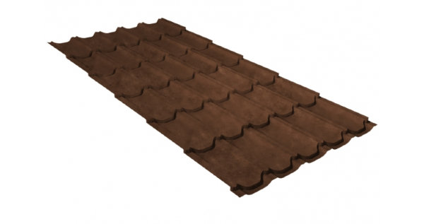 Металлочерепица квинта плюс 0,45 Safari Twincolor Brown купить в Минеральных Водах