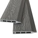 Заборная панель шип-паз EasyDecking Wood-Х 146х20 Серый купить в Минеральных Водах