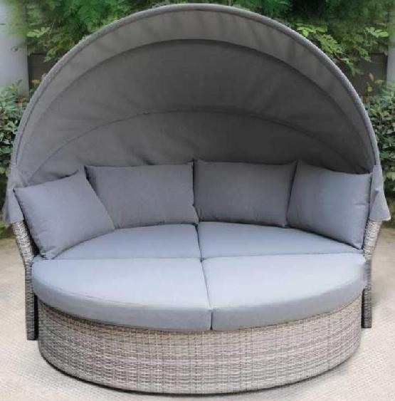 Диван-Трансформер AFINA плетеный из иск. ротанга AFM-325G Grey купить в Минеральных Водах