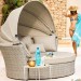 Диван-Трансформер AFINA плетеный из иск. ротанга AFM-325 Beige купить в Минеральных Водах