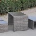 Диван-Трансформер AFINA плетеный из иск. ротанга S330G-W78 Grey купить в Минеральных Водах