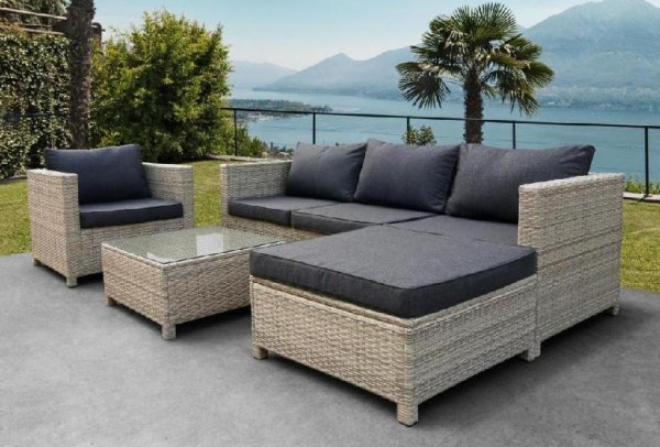 Комплект мебели AFINA плетеной из иск. ротанга YR821G Grey/Grey купить в Минеральных Водах