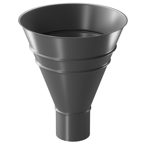 Воронка водосборная Döcke STAL PREMIUM, Графит купить в Минеральных Водах