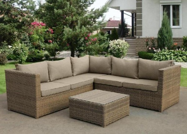 Комплект мебели AFINA плетеной из иск. ротанга YR825B Beige купить в Минеральных Водах