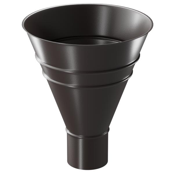 Воронка водосборная Döcke STAL PREMIUM, Шоколад купить в Минеральных Водах