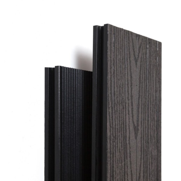 Террасная доска Ecodecking Техно плюс Графит купить в Минеральных Водах