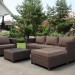 Комплект мебели AFINA плетеной из иск. ротанга YR821A Brown/Beige купить в Минеральных Водах
