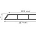 Доска Ромбус 3D ДПК Outdoor STORM GREY серая микс купить в Минеральных Водах