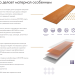 Фибросайдинг DECOVER 3600 x 190 x 8 мм Caramel купить в Минеральных Водах