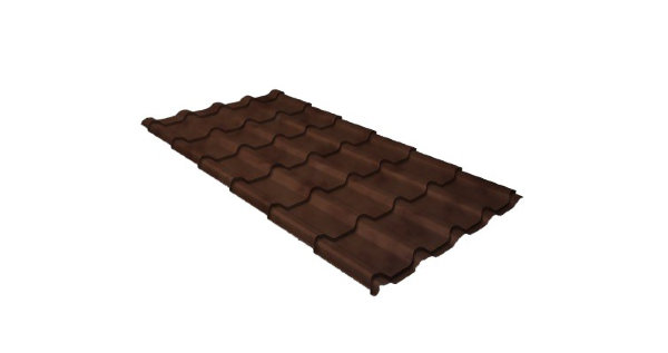 Металлочерепица камея 0,45 Safari Twincolor Brown купить в Минеральных Водах