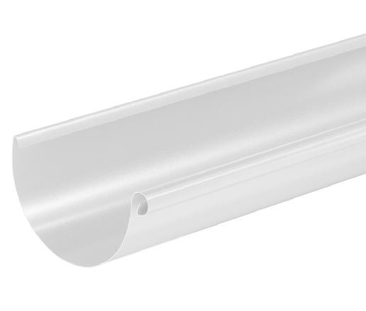 Водосток Aquasistem, система 125x90 - Водосточный желоб 3.00м RAL 9003 Белый купить в Минеральных Водах