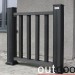 Ограждение из ДПК Outdoor Классик 3D STORM чёрный купить в Минеральных Водах