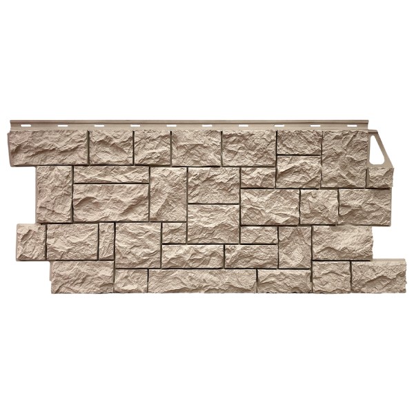 Фасадная панель FineBer, Камень Дикий, Песочный купить в Минеральных Водах