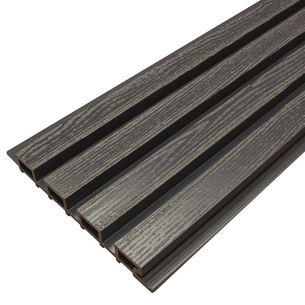 Фасадная доска из ДПК Faynag Wood Рейка Мокрый Асфальт купить в Минеральных Водах