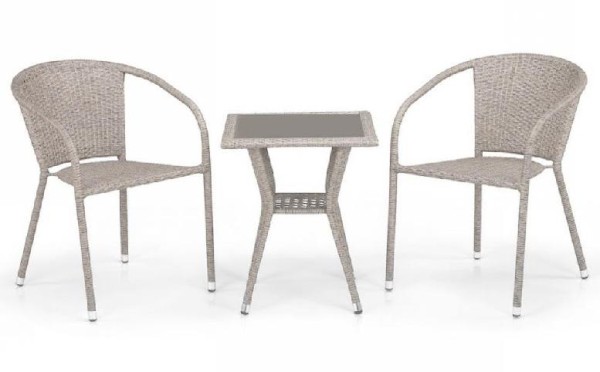 Комплект плетеной мебели AFINA из иск. ротанга T25C/Y137C-W85 Latte 2Pcs купить в Минеральных Водах