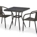 Комплект плетеной мебели AFINA из иск. ротанга T282BNT/Y137C-W53 Brown 2Pcs купить в Минеральных Водах