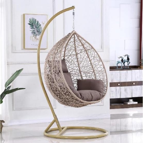 Кресло Подвесное из искусственного ротанга AFM-169A-LB Beige купить в Минеральных Водах