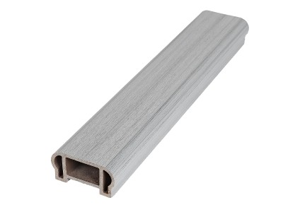 Перила верхнее фигурное Woodvex Co-Extrusion Серый