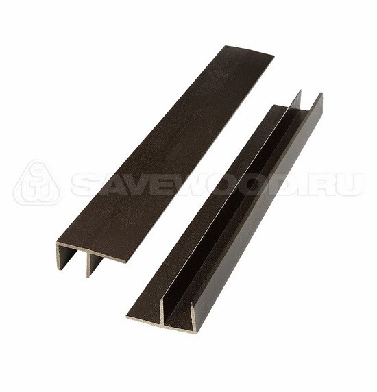 F-профиль ДПК Savewood – Тёмно-коричневый купить в Минеральных Водах