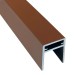 П-профиль Алюминиевый EasyDecking 35x25 Коричневый купить в Минеральных Водах
