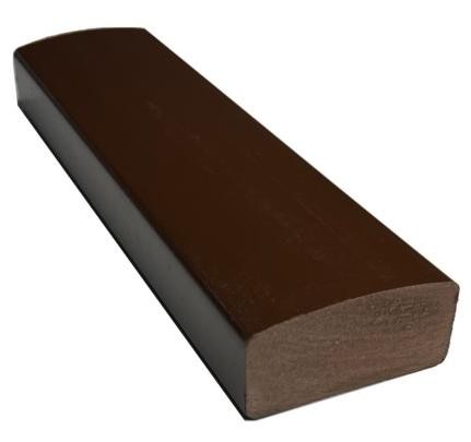 Лавочный брус Ecodecking Некст полнотелый глянцевый 70х35 шоколад купить в Минеральных Водах