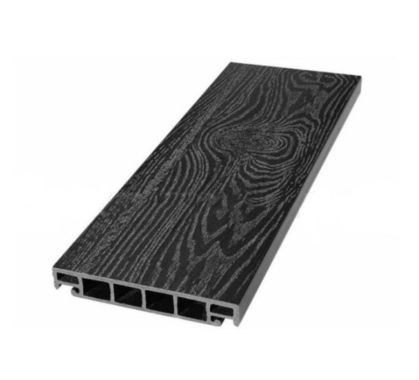 Террасная доска из ДПК SW Salix (T) 2D чёрный купить в Минеральных Водах