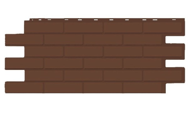 Фасадная панель T-Siding Кирпич Модерн Эко Браун купить в Минеральных Водах