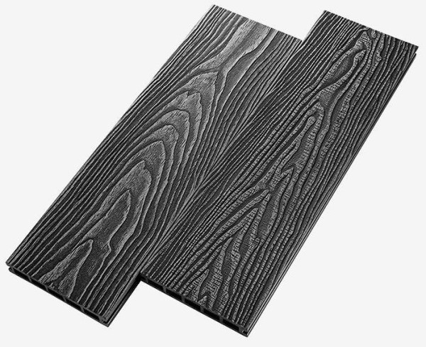 Террасная доска из ДПК RusDecking Unodeck Vintage - Графит купить в Минеральных Водах