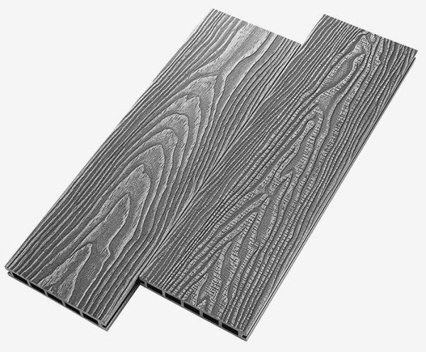 Террасная доска из ДПК RusDecking Unodeck Vintage - Серый купить в Минеральных Водах